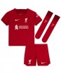Liverpool Virgil van Dijk #4 Heimtrikotsatz für Kinder 2022-23 Kurzarm (+ Kurze Hosen)